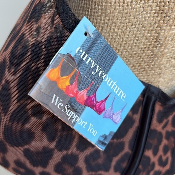 Curvy Couture Sheer Mesh Full Coverage Unlined Underwire Bra 38DD NEW! - Picture 6 of 7